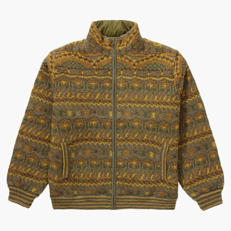 Supreme Missoni Reversible Knit Jacket Olive