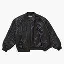 Supreme Mister Cartoon broderad skinnjacka svart