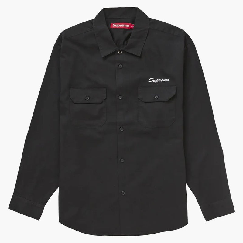 Supreme Mister Cartoon Work Shirt Black