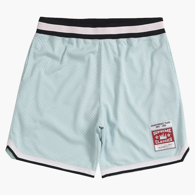Supreme Mitchell & Ness Basketball Short Light Blue