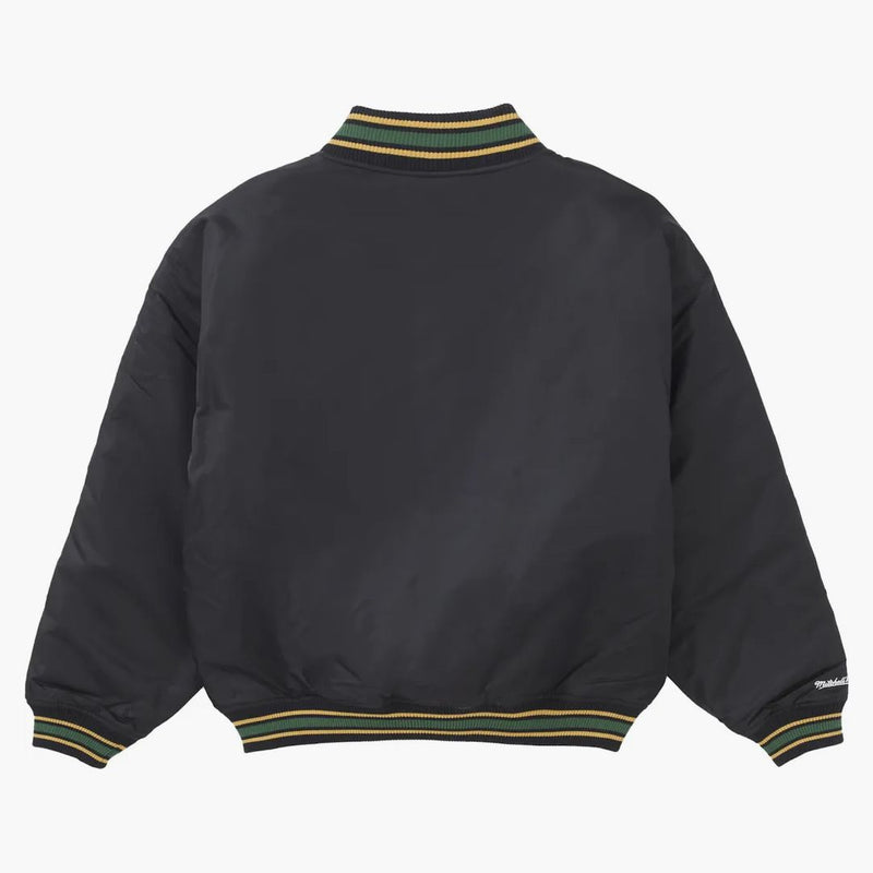 Supreme Mitchell & Ness mamo logo varsity giacca nera