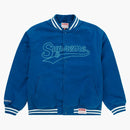 Supreme Mitchell & Ness Doughboy till varsity jacka blå
