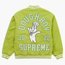 Supreme Mitchell & Ness Doughboy Twill Varsity Jacket Green