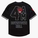 Supreme Mitchell & Ness Downtown Hell Baseball Jersey Black