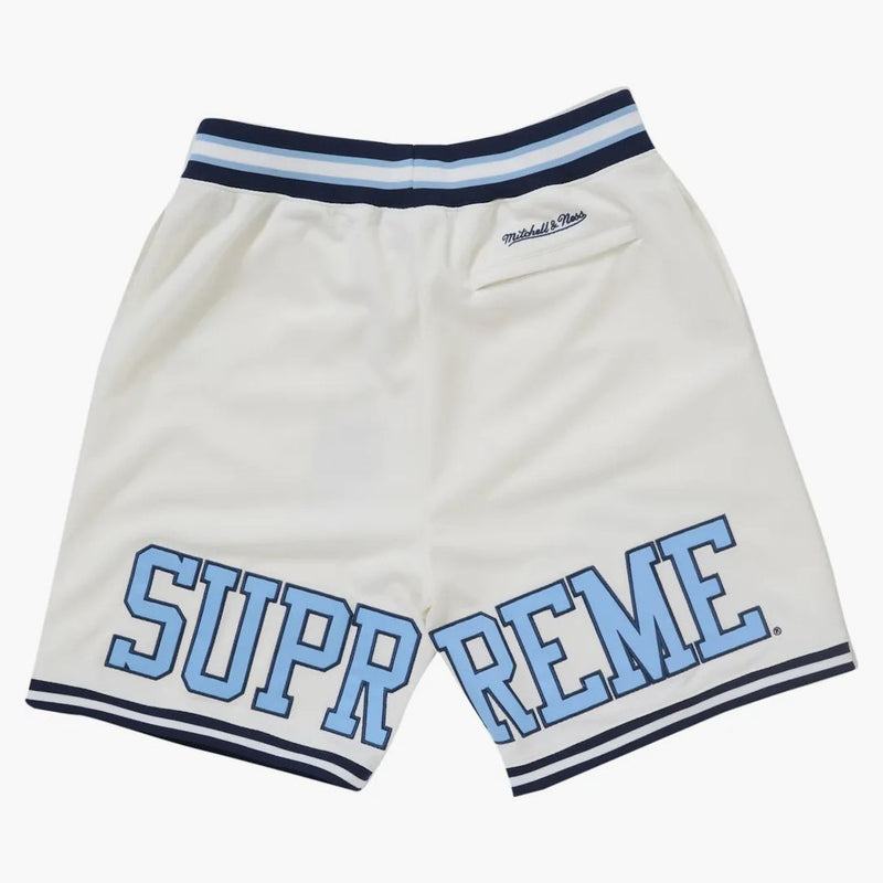 Supreme Mitchell & Ness Ncaa Basketball Short White