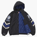 Supreme Mitchell & Ness NCAA Hooded Stadium Jacket svart
