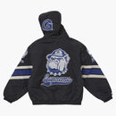 Supreme Mitchell & Ness NCAA Hooded Stadium Jacket svart