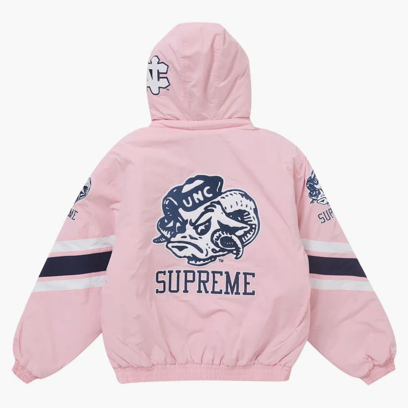 Supreme Mitchell & Ness NCAA Giacca stadio con cappuccio rosa