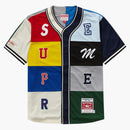 Supreme Mitchell & Ness Patchwork Baseball Jersey Multicolor