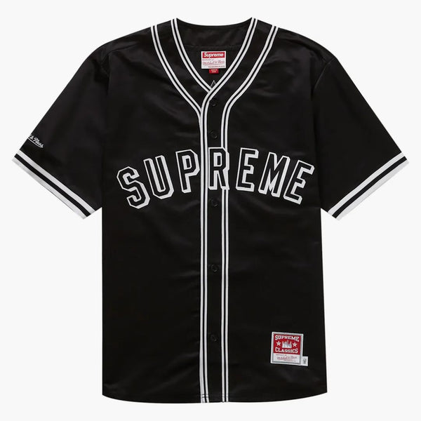 Supreme Mitchell & Nessy Baseball Jersey Black