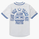 Supreme Mitchell & Ness Satin Baseball Jersey White