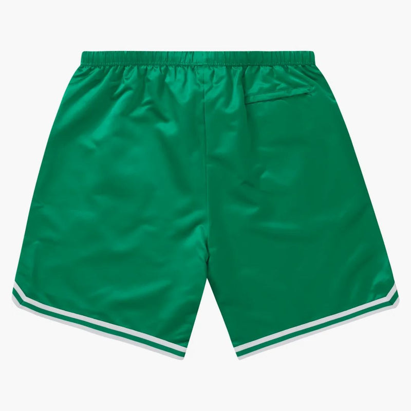 Supreme Mitchell & Ness Basketball Satin Short Green