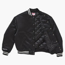 Supreme Mitchell & Ness Satin Varsity Jacket (FW24) Black
