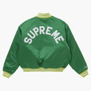 Supreme Mitchell & Ness Satin Varsity Jacket (FW24) Green