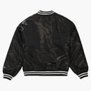 Supreme Mitchell & Ness Sequin Varsity Jacket Black