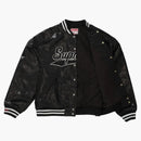 Supreme Mitchell & Ness Sequin Varsity Jacket Black