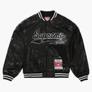Supreme Mitchell & Ness Sequin Varsity Jacket Black