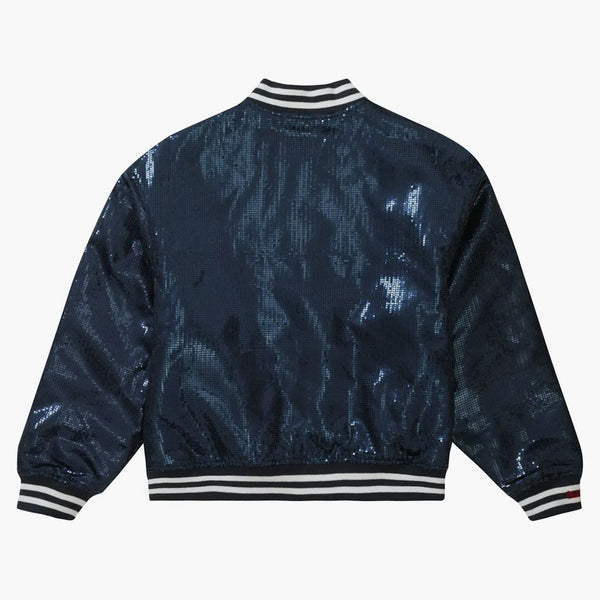 Supreme Mitchell & Ness Flitry Varsity Jacket Navy