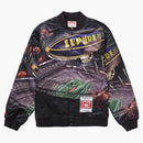 Supreme Mitchell & Ness Stadium Satin Varsity Jacket Black