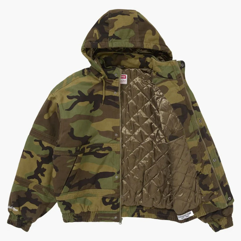 Supreme Mitchell & Ness Till Chaqueta del estadio Camo