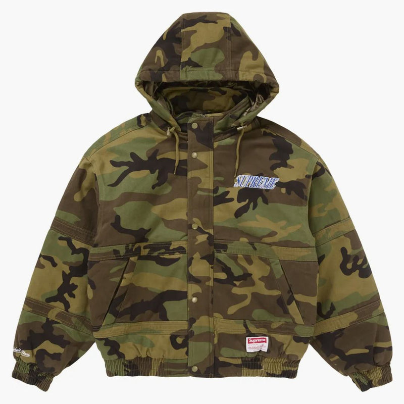 Supreme Mitchell & Ness Till Chaqueta del estadio Camo