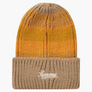 Supreme Mixed Stripe Beanie Tan