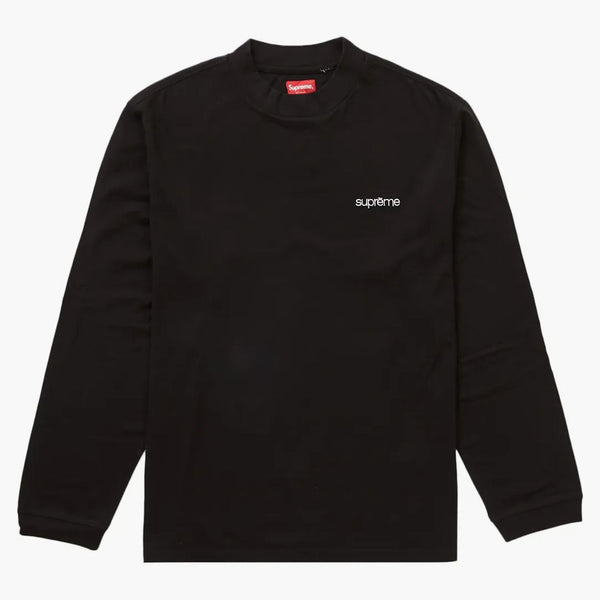 Supreme Mock Neck L/S Top Black