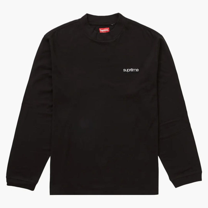 Supreme Mock Neck L/S Top Black