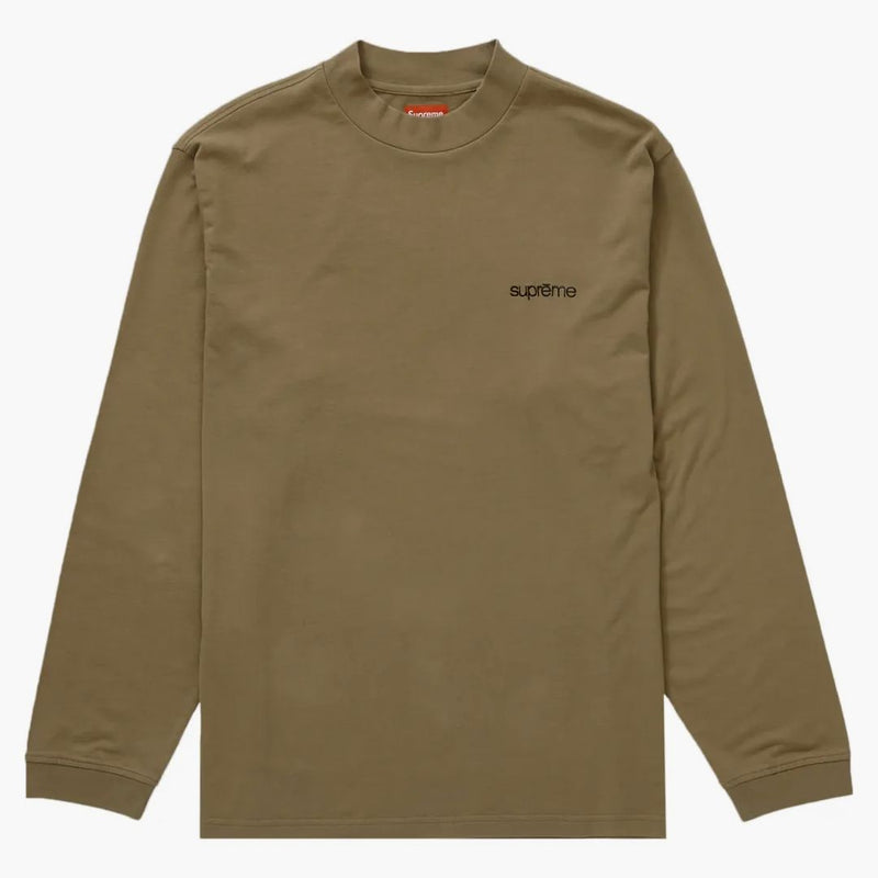 Supreme Mock Neck L/S Top Dark Tan
