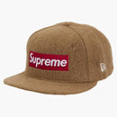 Supreme Mohair Box Logo New Era Camel
