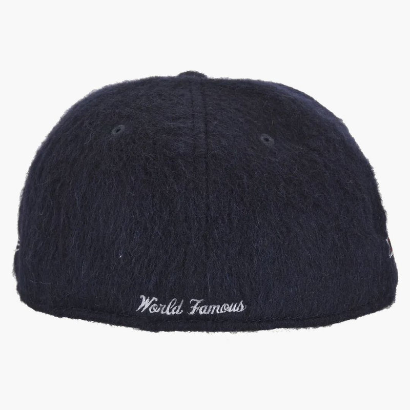 Supreme Mohair Box logo new era navy