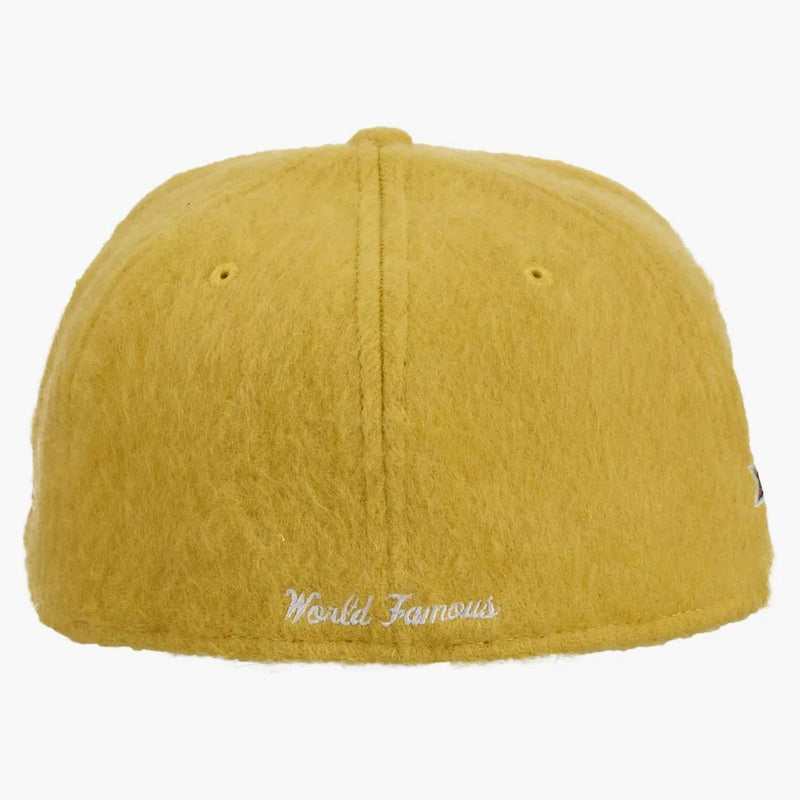 Supreme Mohair Box Logo New Era Dark Yellow