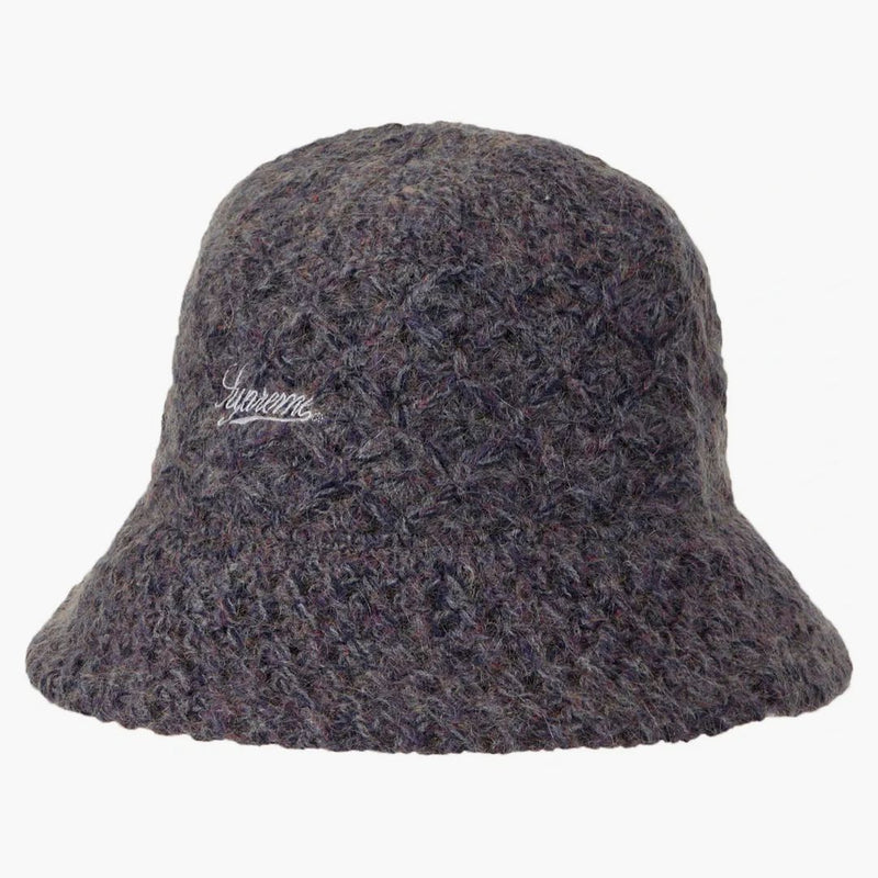 Supreme Mohair Crochet Crusher Navy Melange
