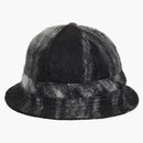 Supreme Mohair Plaid Bell ma czarny