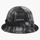 Supreme Mohair Plaid Bell ma czarny