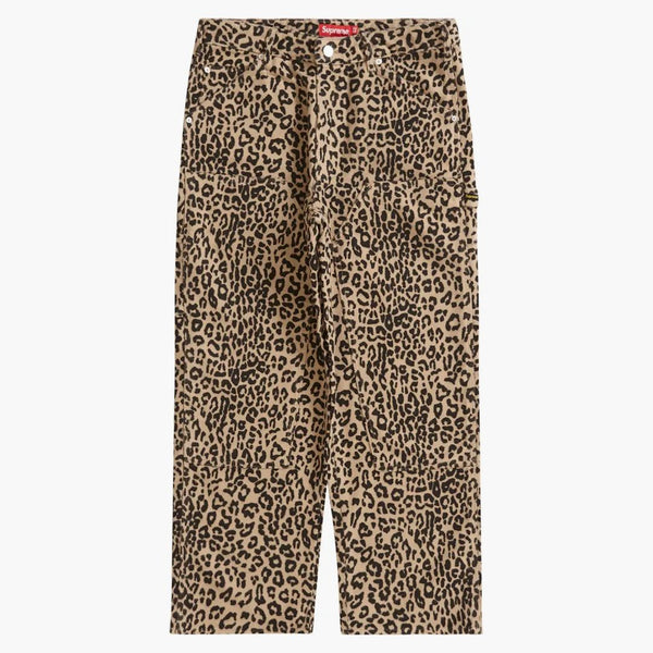 Supreme Molskin dubbel knämålare byxa leopard