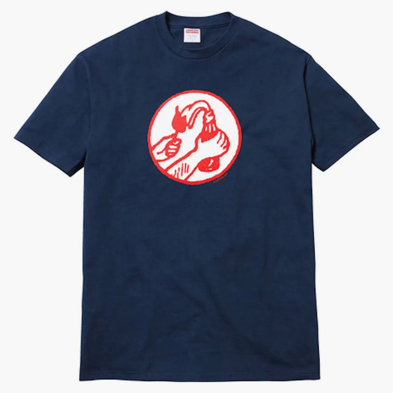 Supreme Molotov Tee Navy