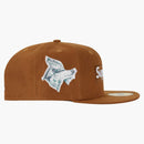 Supremo Money Box Logo New Era Brown