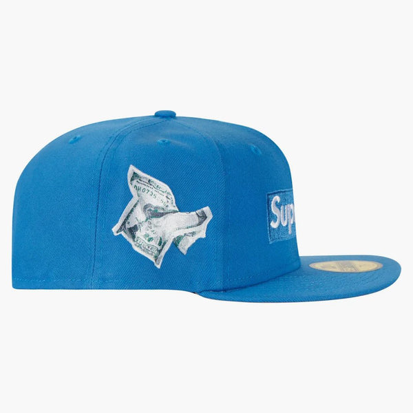 Supreme Money Box Logo New Era Light Blue