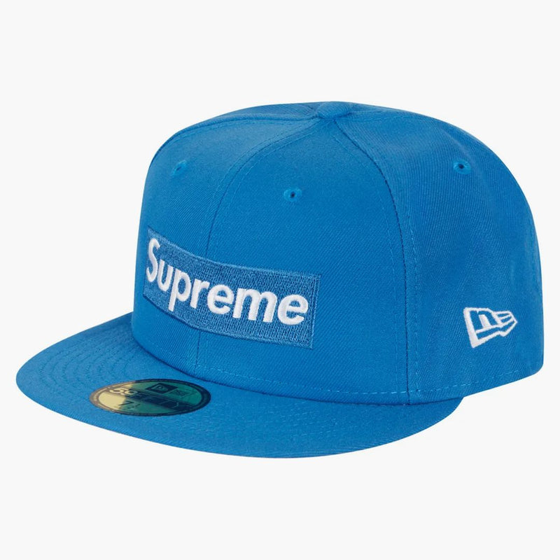 Supreme Money Box Logo New Era Light Blue