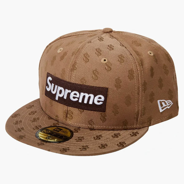 Supreme Monogram Box Logo New Era Brown