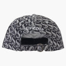 Supreme Monogram Denim 6-panel Black