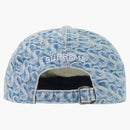 Supreme Monogram Denim 6-panel Blue