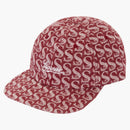 Supreme Monogram Denim 6-panel Red