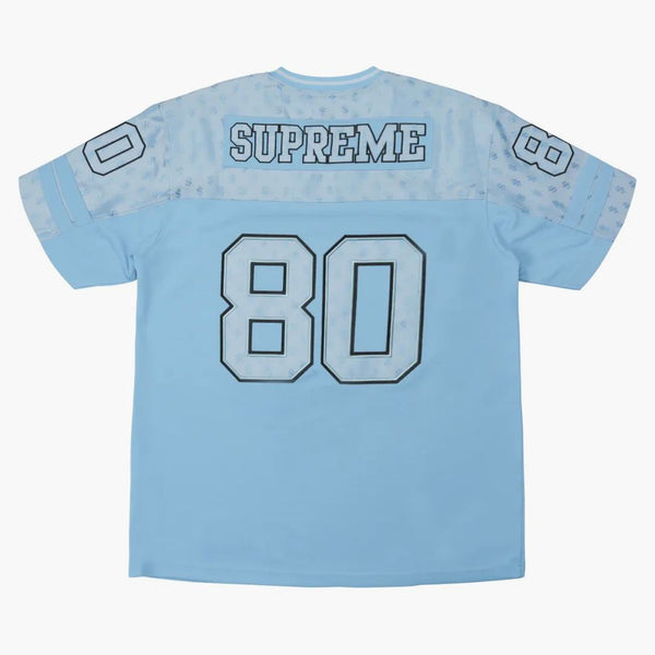 Supreme Monogram Football Jersey Columbia Blue