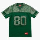 Supreme Monogram Football Jersey Dark Green