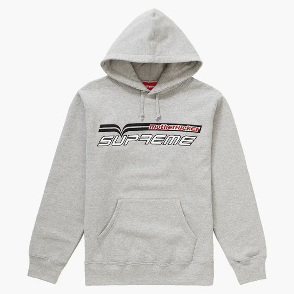 Supreme Motherfucker Hooded Sweatshirt Heather Grey