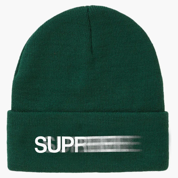 Supreme Motion Logo Beanie Green