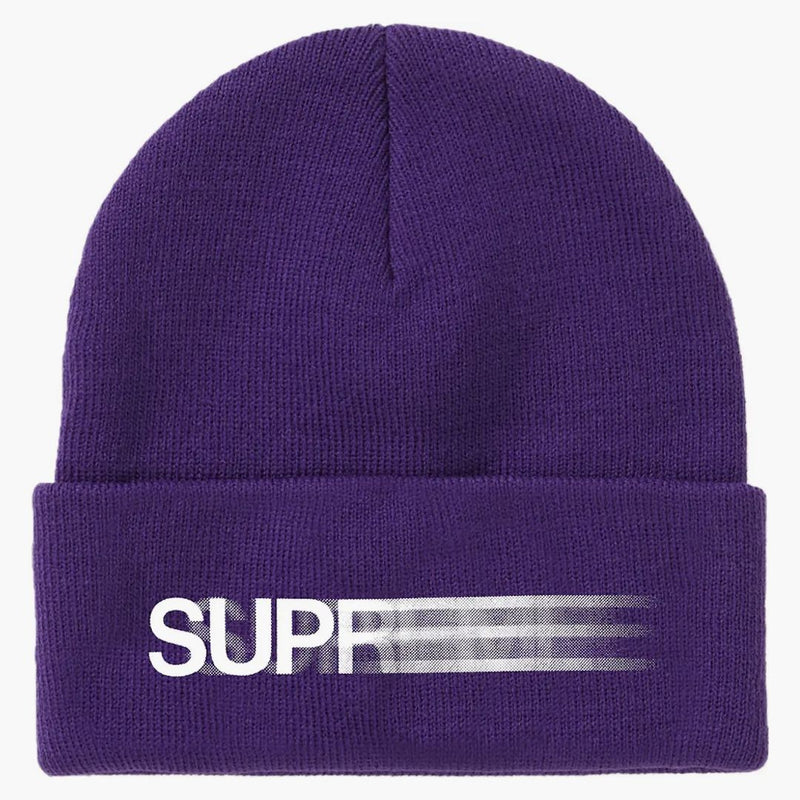 Supreme Motion Logo Beanie Purple
