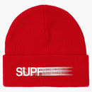Supreme Motion Logo Beanie Red